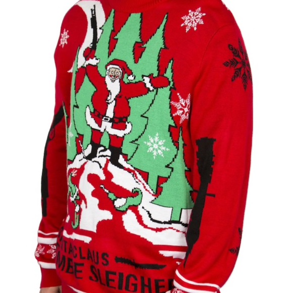 Zombie Christmas Sweater - Picture 4 of 8